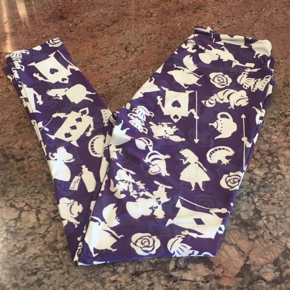 OS NWOT LuLaRoe Leggings Disney AA22 3261